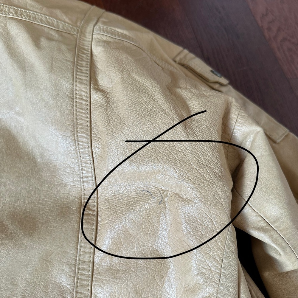 Vintage Leather Style Auto Carerra Design Jacket size L - Picture 10 of 11